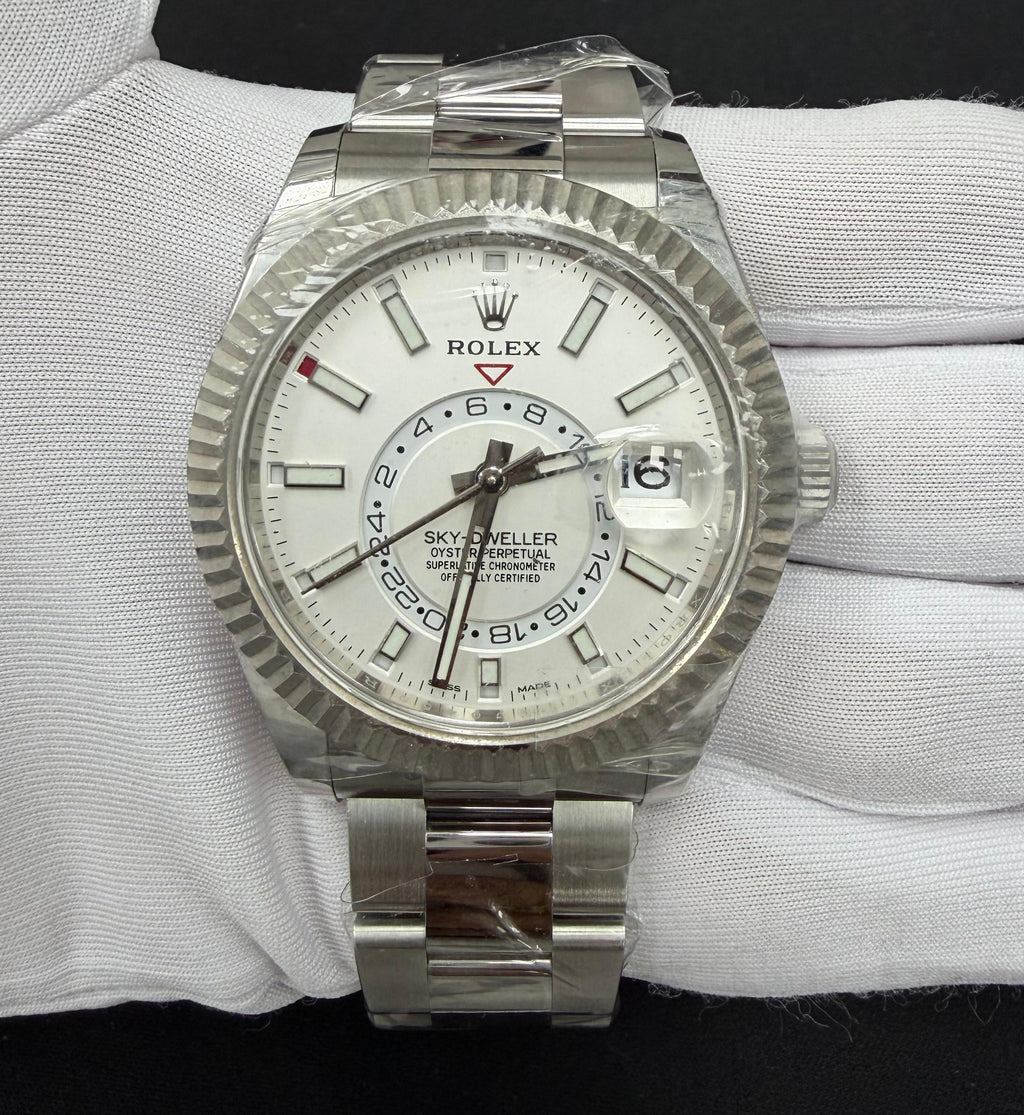 Rolex Sky Dweller 42mm Stainless Steel Intense White Dial Ref. 326934