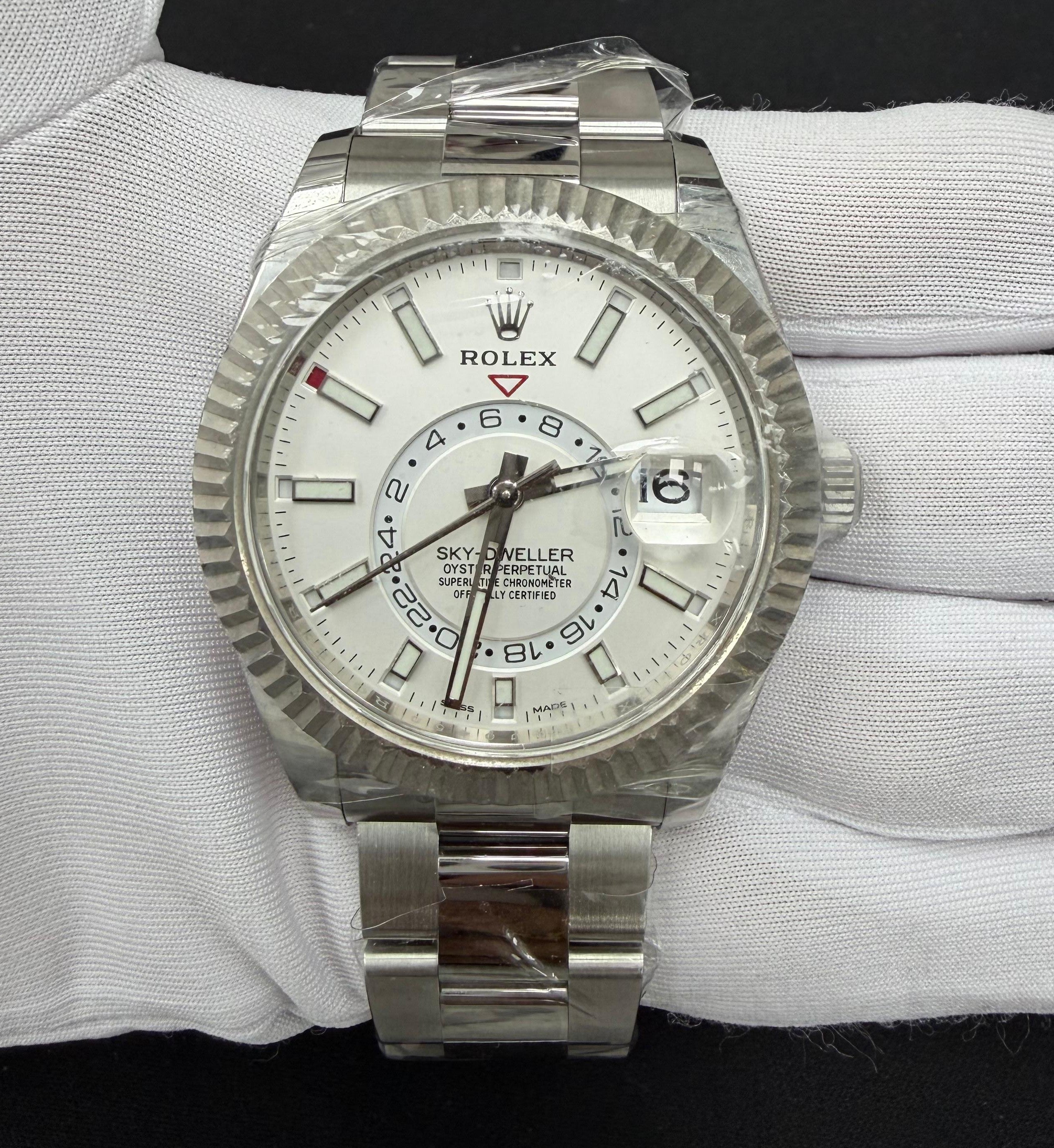 Rolex Sky Dweller 42mm Stainless Steel Intense White Dial Ref. 326934