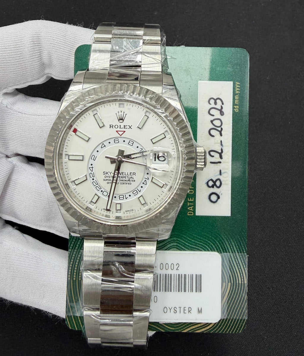 Rolex Sky Dweller 42mm Stainless Steel Intense White Dial Ref. 326934