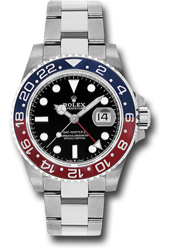 Rolex GMT Master II 40mm Stainless Steel Black Dial Ref. 126710BLRO