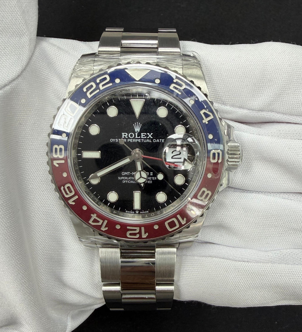 Rolex GMT Master II 40mm Stainless Steel Black Dial Ref. 126710BLRO
