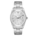 Rolex Oysterdate 34mm Stainless Steel Silver Dial Ref. 6694