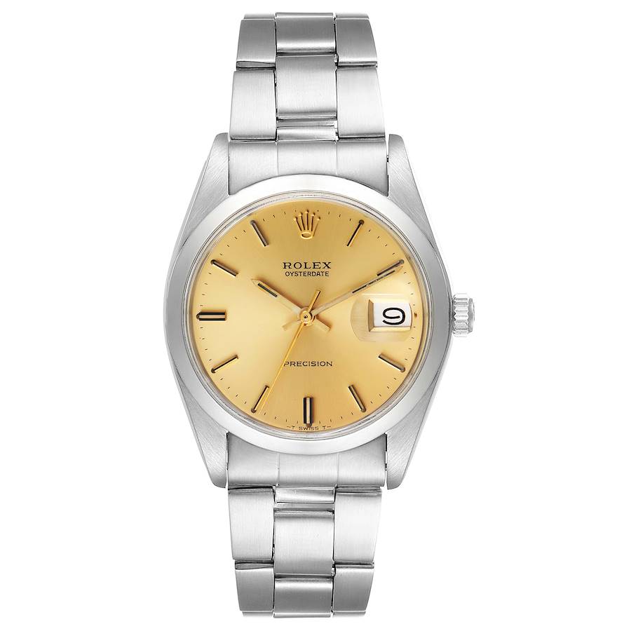 Rolex Precision 34mm Stainless Steel Champagne Dial Ref. 6694