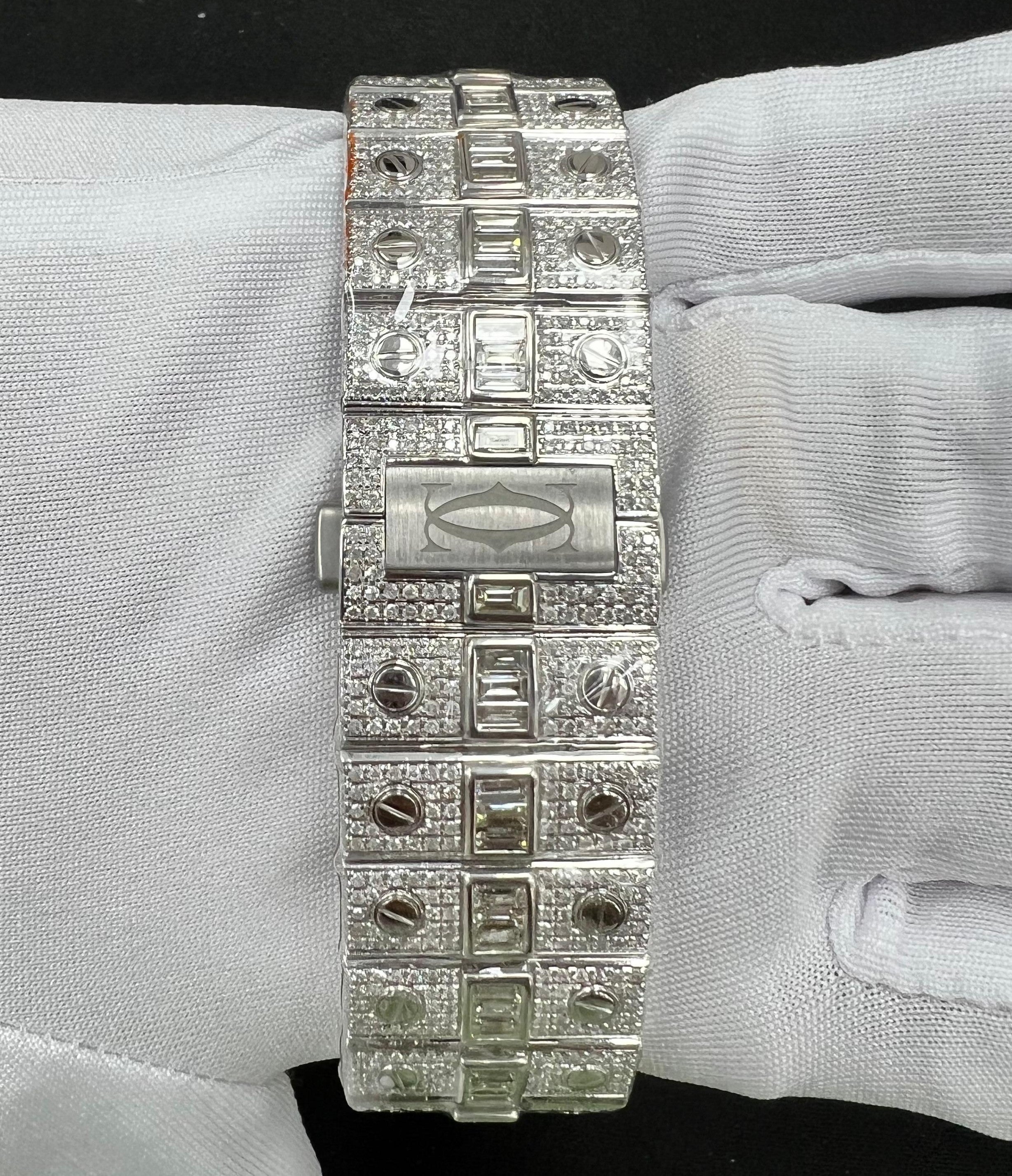 Cartier Santos 40mm Stainless Steel Roman Diamond Dial Ref. WSSA0018