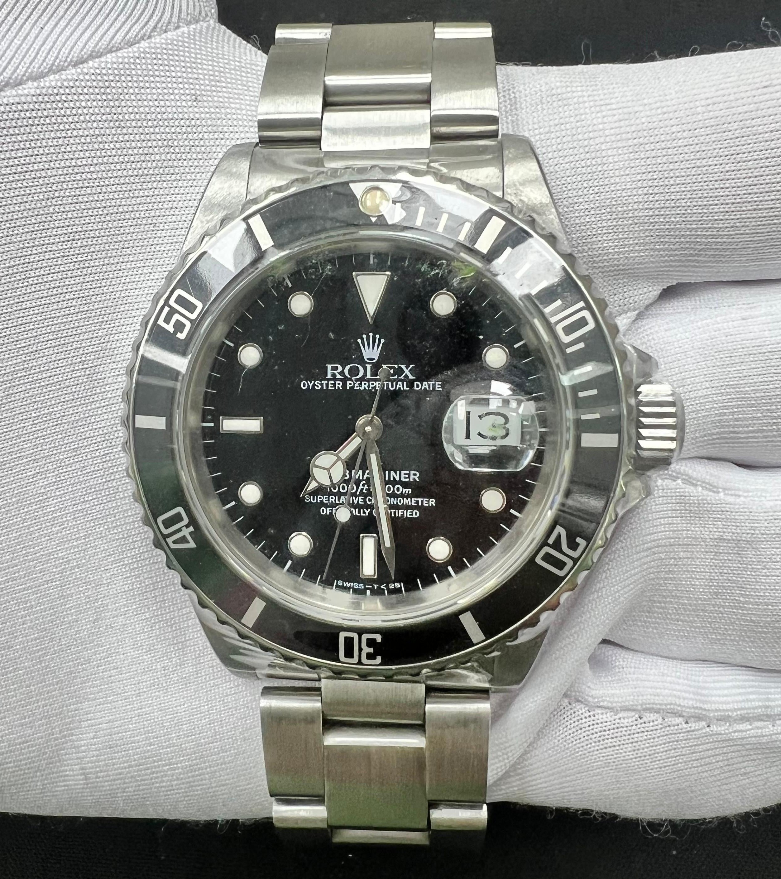 Rolex Submariner Date 40mm Stainless Steel Black Dial Ref. 16800