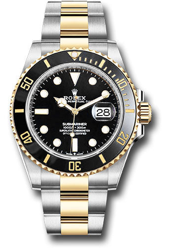 Rolex Submariner Date 41mm Two-Tone 18K Yellow Gold & Steel Black Dial Ref. 126613LN