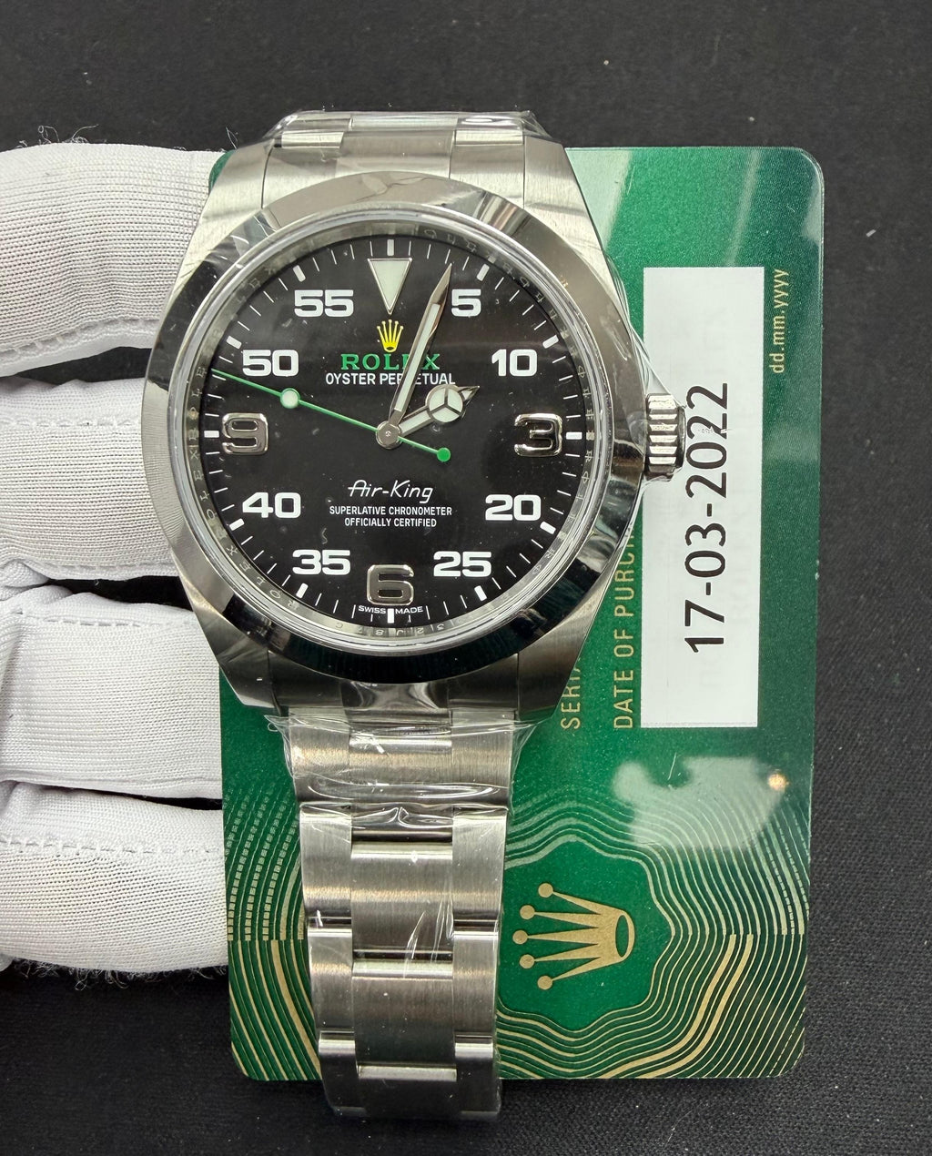 Rolex Air-King 40mm Stainless Steel Black Dial Ref. 116900