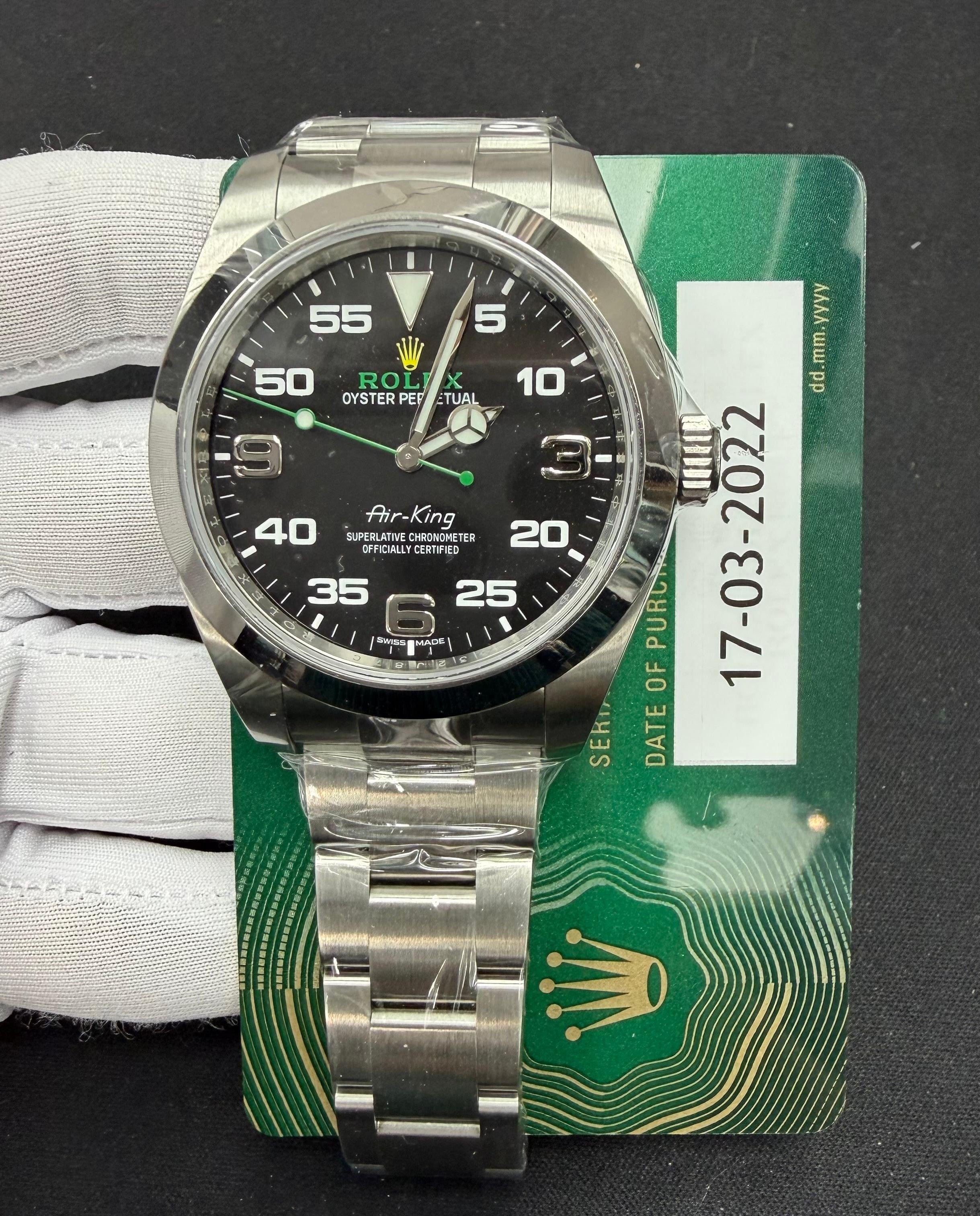 Rolex Air-King 40mm Stainless Steel Black Dial Ref. 116900