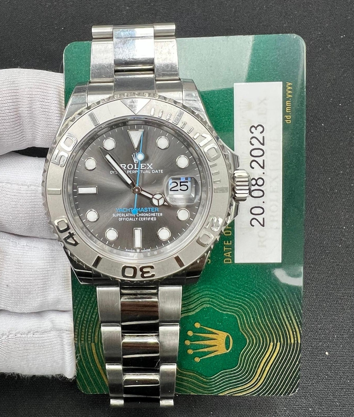 Rolex Yachtmaster 40mm Stainless Steel Rhodium Dial Ref. 126622