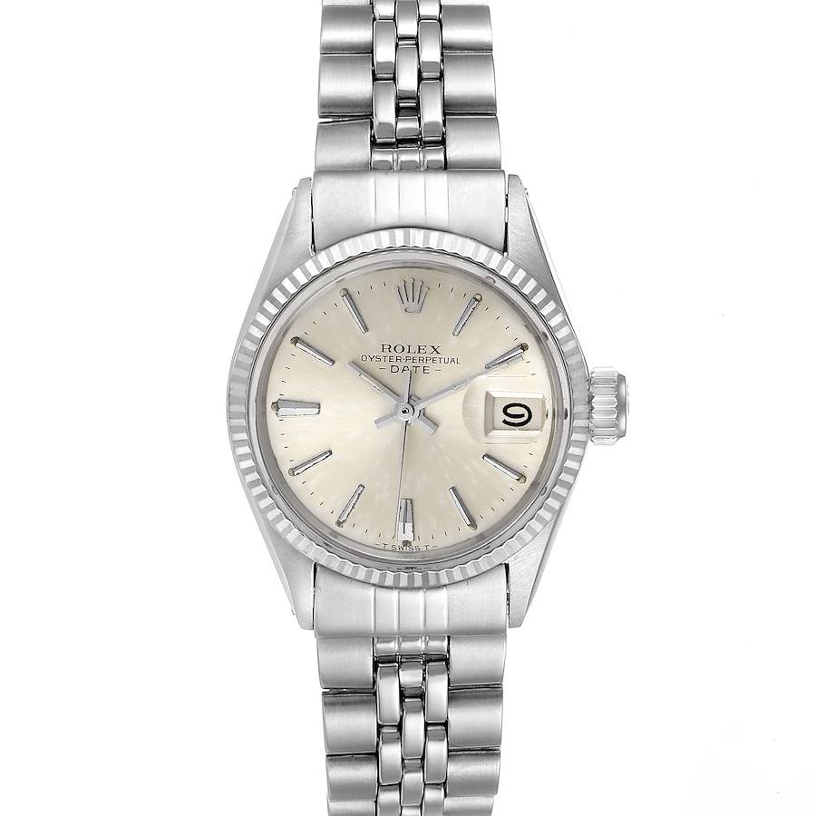 Rolex Lady Date Just 26mm Stainless Steel Silver Dial Ref. 6517