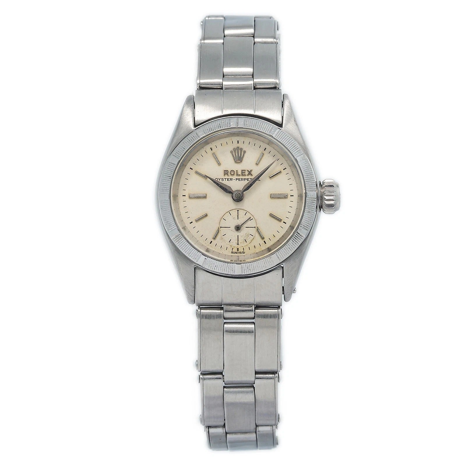 Rolex Oyster Perpetual 26mm Stainless Steel Silver Dial Ref. 6505