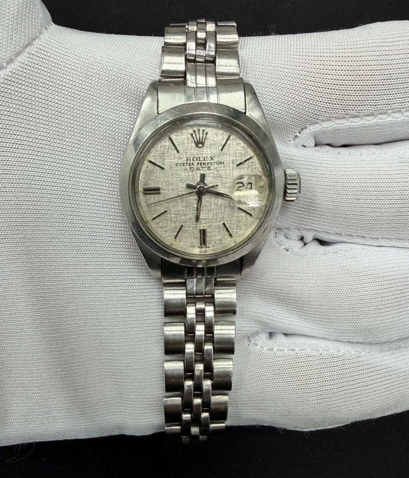 Rolex Lady Date Just 26mm Stainless Steel Silver Dial Ref. 6919