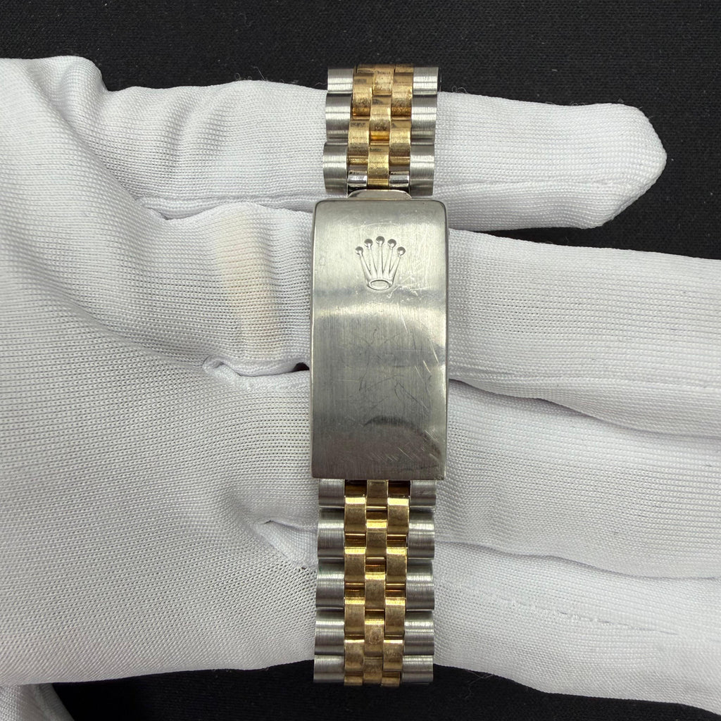 Rolex Datejust 31mm Two-Tone 18K Yellow Gold & Steel White Roman Diamond Dial Ref. 68274