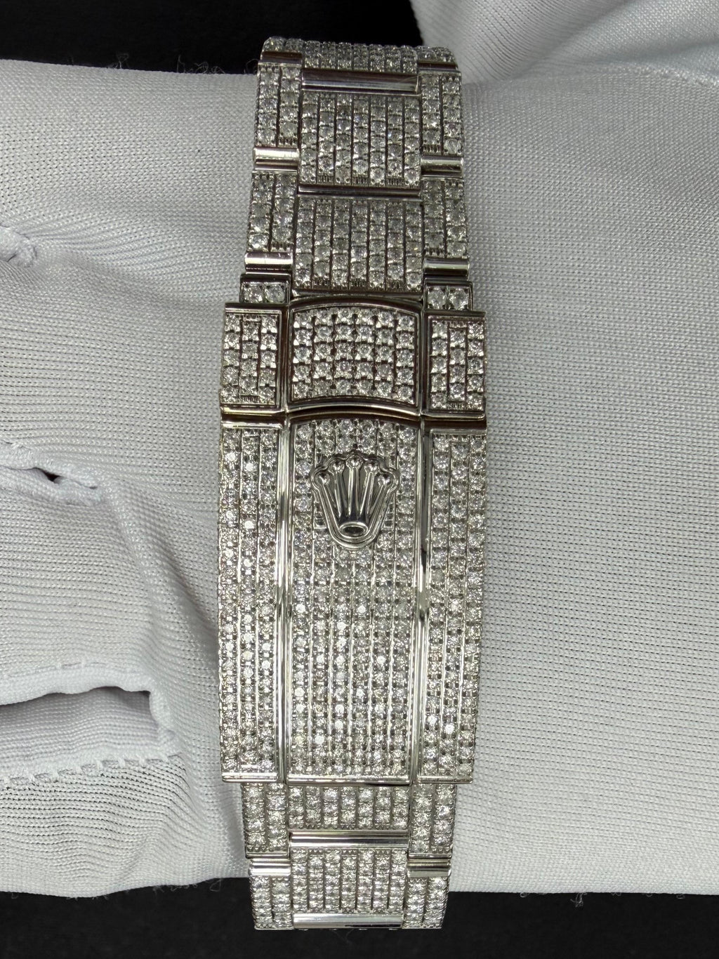 Rolex Datejust 41mm Stainless Steel Roman Diamond Dial Ref. 126300