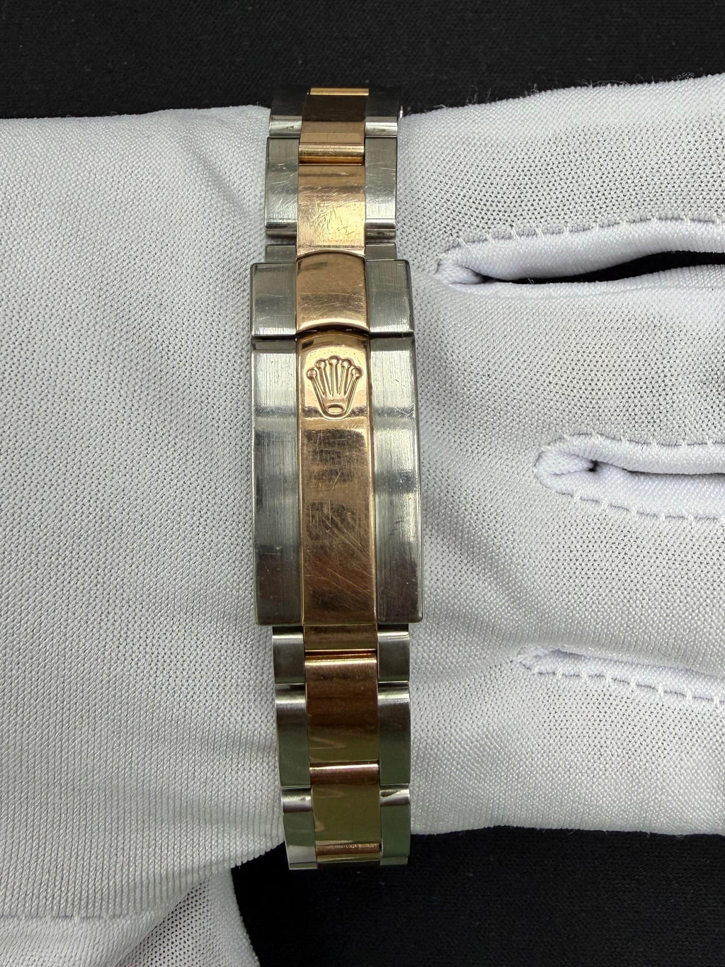 Rolex Lady Date Just 26mm Two-Tone 18K Rose Gold & Steel Silver Diamond Dial Ref. 179171