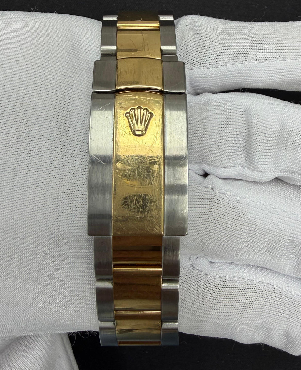 Rolex Datejust 36mm Two-Tone 18K Yellow Gold & Steel Champagne Dial Ref. 116203