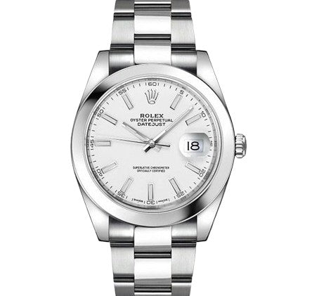 Rolex Datejust II 41mm Stainless Steel White Dial Ref. 116300