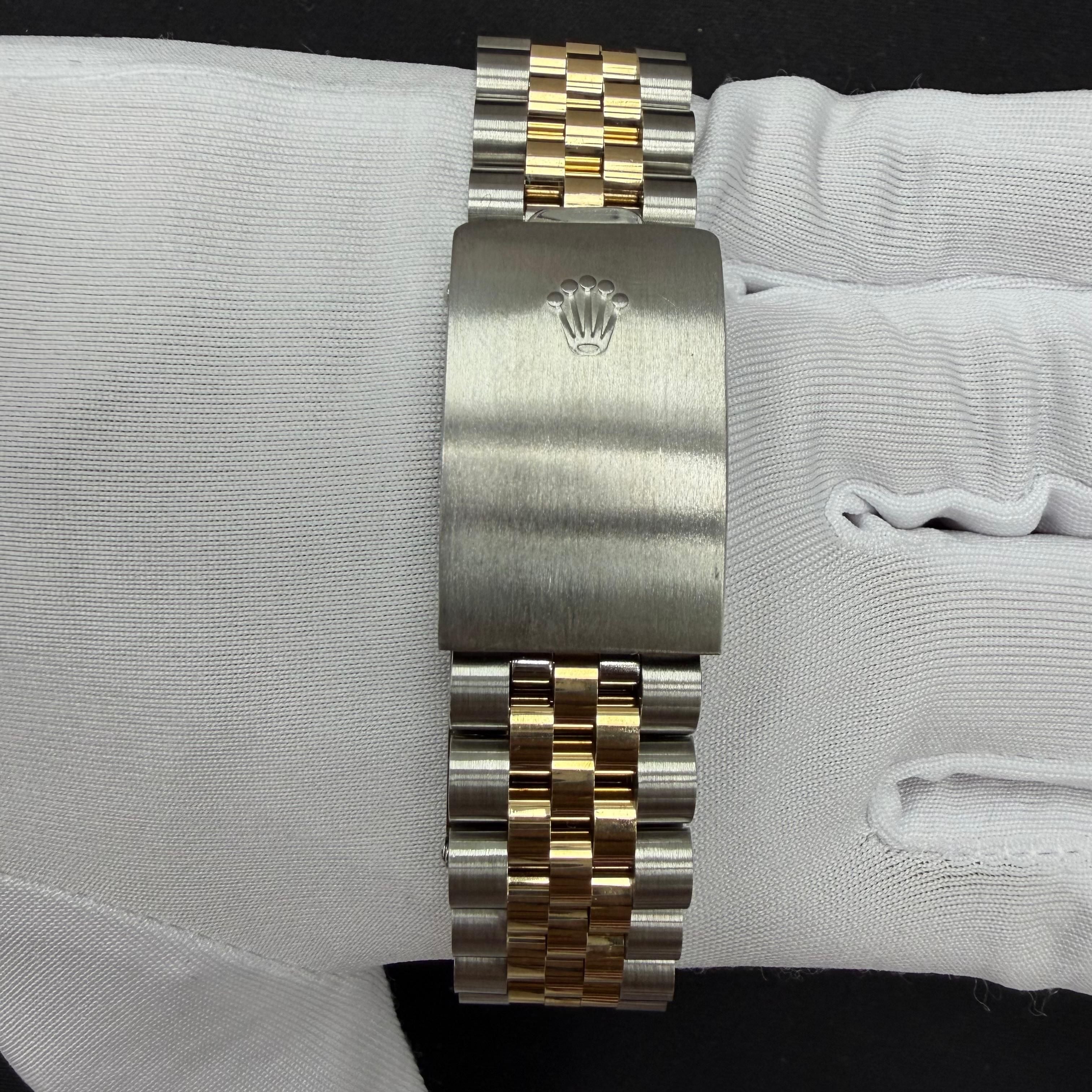 Rolex Datejust 36mm Two-Tone 18K Yellow Gold & Steel Blue Ombre Diamond Dial Ref. 16233