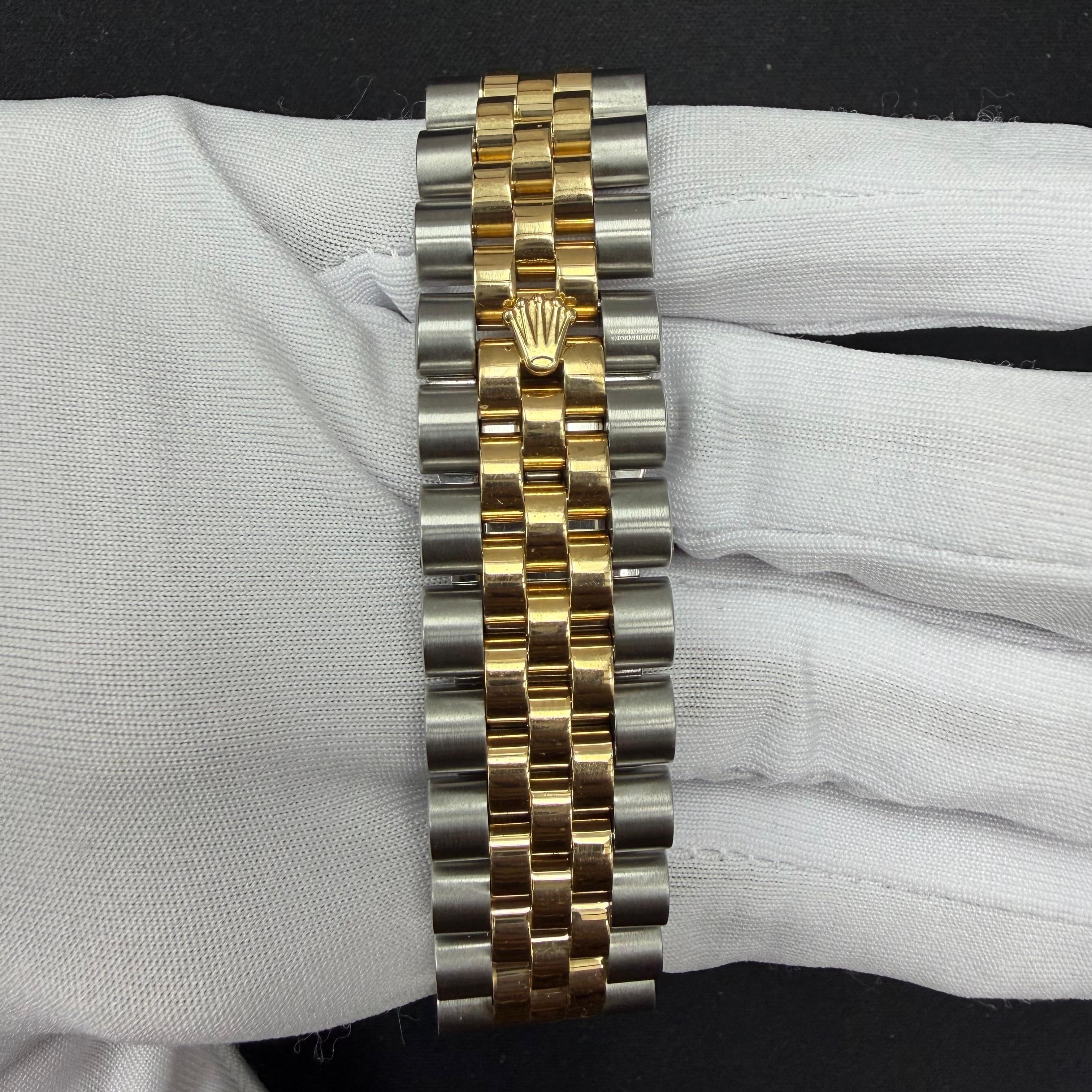 Rolex Datejust 36mm Two-Tone 18K Yellow Gold & Steel Blue Ombre Diamond Dial