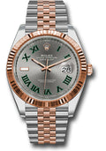 Rolex Datejust 41mm Two-Tone 18K Rose Gold & Steel Wimbledon Dial Ref. 126331