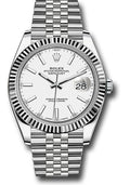 Rolex Datejust 41mm Stainless Steel White Dial Ref. 126334