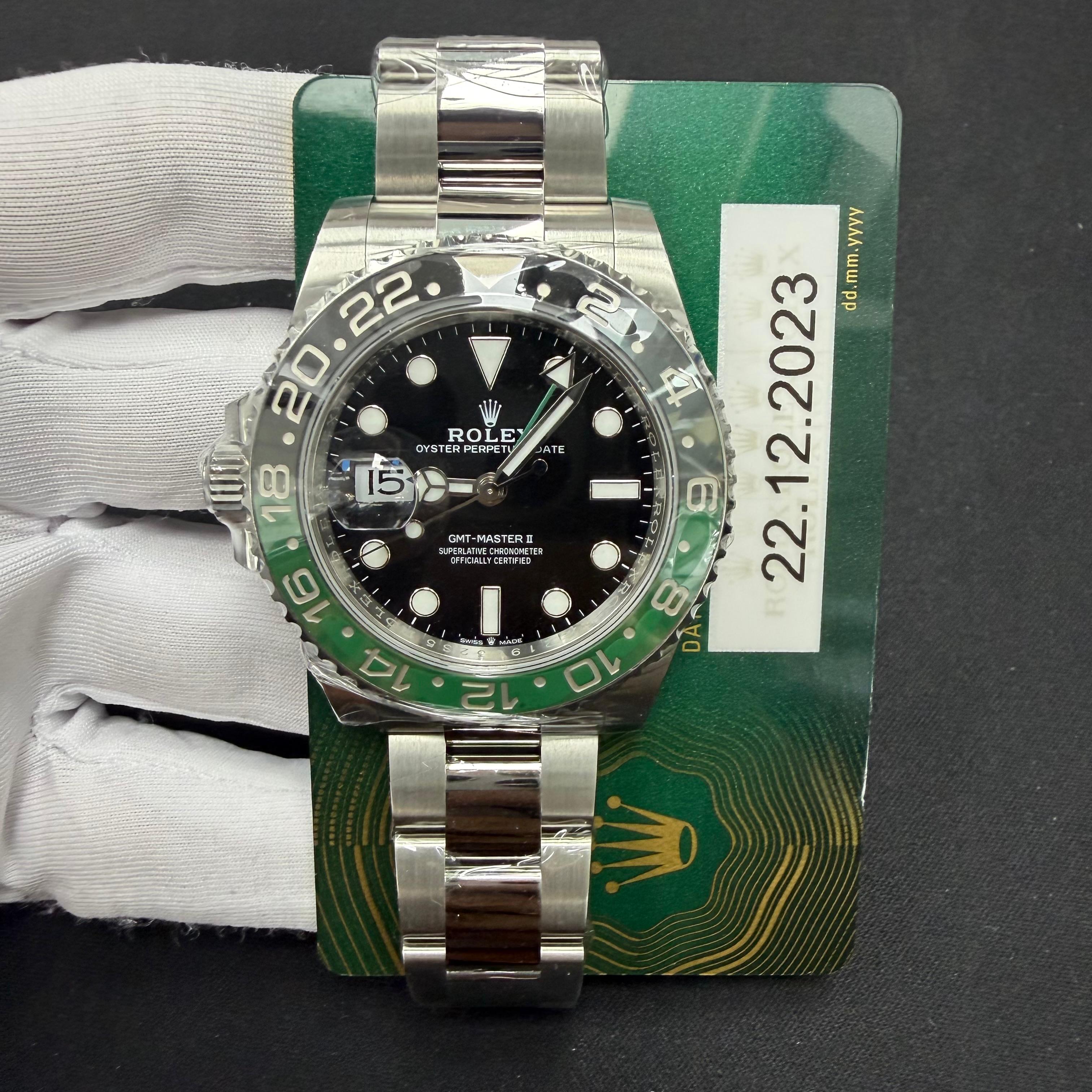 Rolex GMT Master II 40mm Stainless Steel Black Dial Ref. 126720VTNR