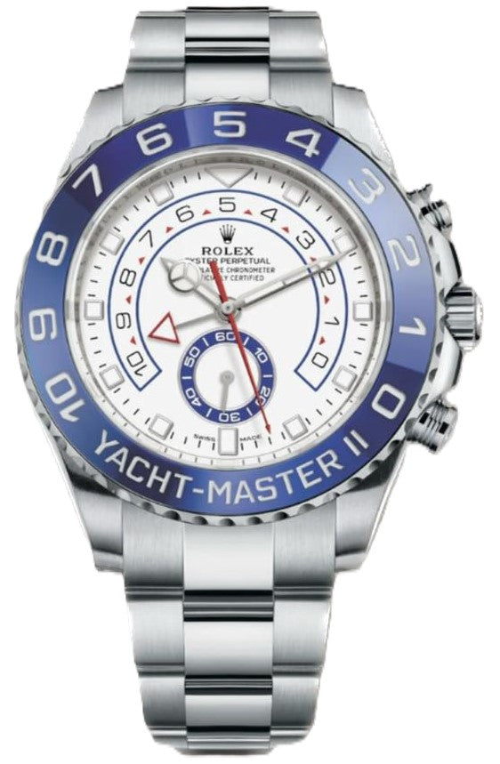 Rolex Yacht-Master II 44mm Stainless Steel White Dial Ref. 116680