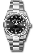 Rolex Datejust 36mm Stainless Steel Black Diamond Dial Ref. 126234