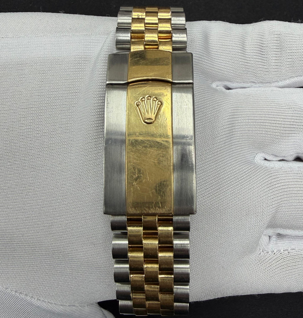 Rolex Datejust 41mm Two-Tone 18K Yellow Gold & Steel Black Diamond Dial Ref. 126333