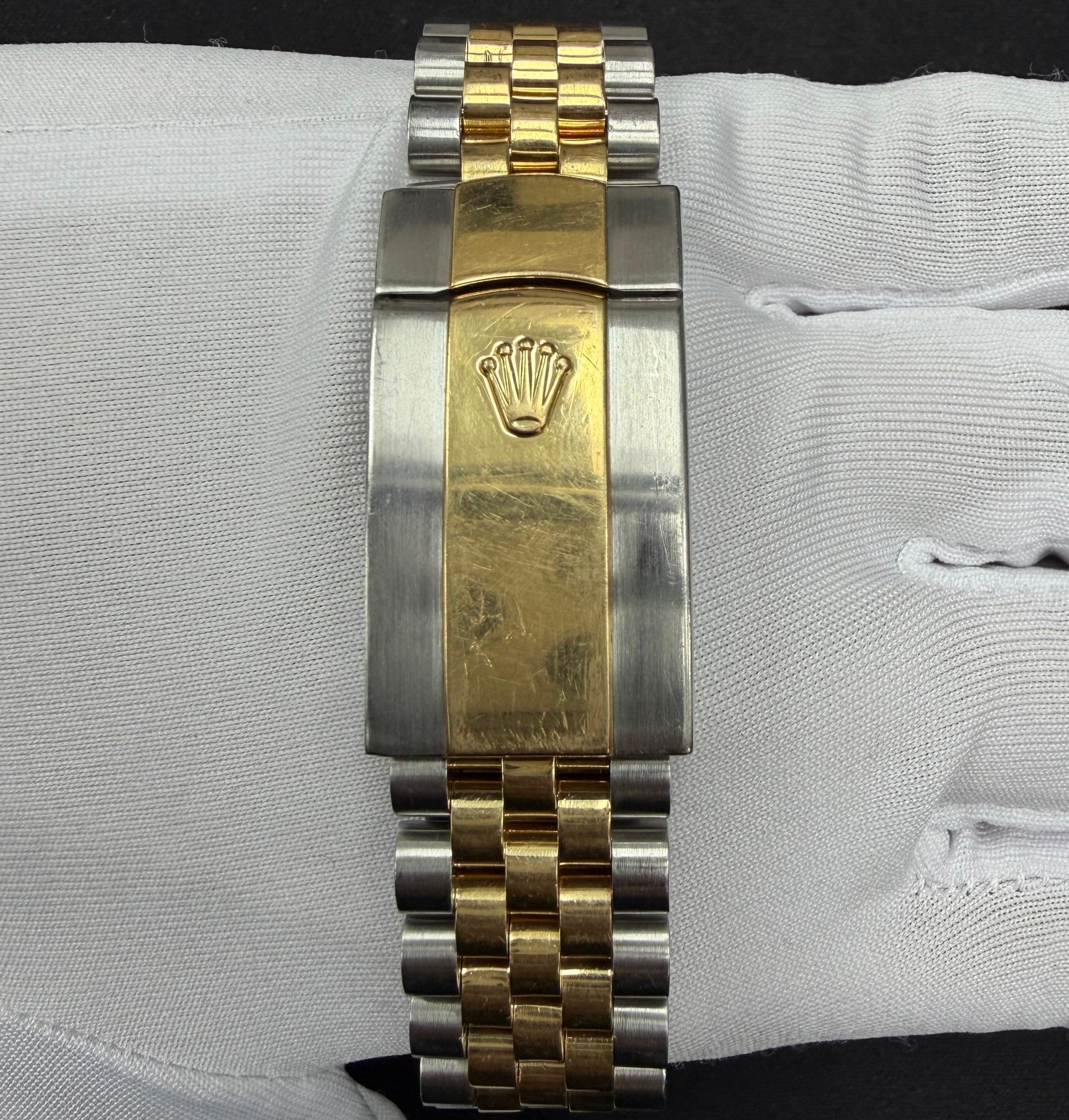 Rolex Datejust 41mm Two-Tone 18K Yellow Gold & Steel Black Diamond Dial Ref. 126333