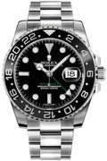 Rolex GMT Master II 40mm Stainless Steel Black Dial Ref. 116710LN