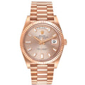 Rolex Day-Date II 41mm 18K Rose Gold Pink Diamond Dial Ref. 218235