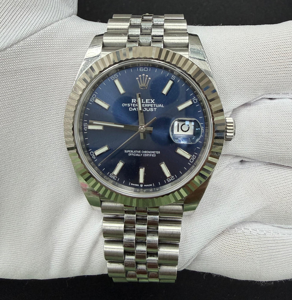 Rolex Datejust 41mm Stainless Steel Blue Dial Ref. 126334