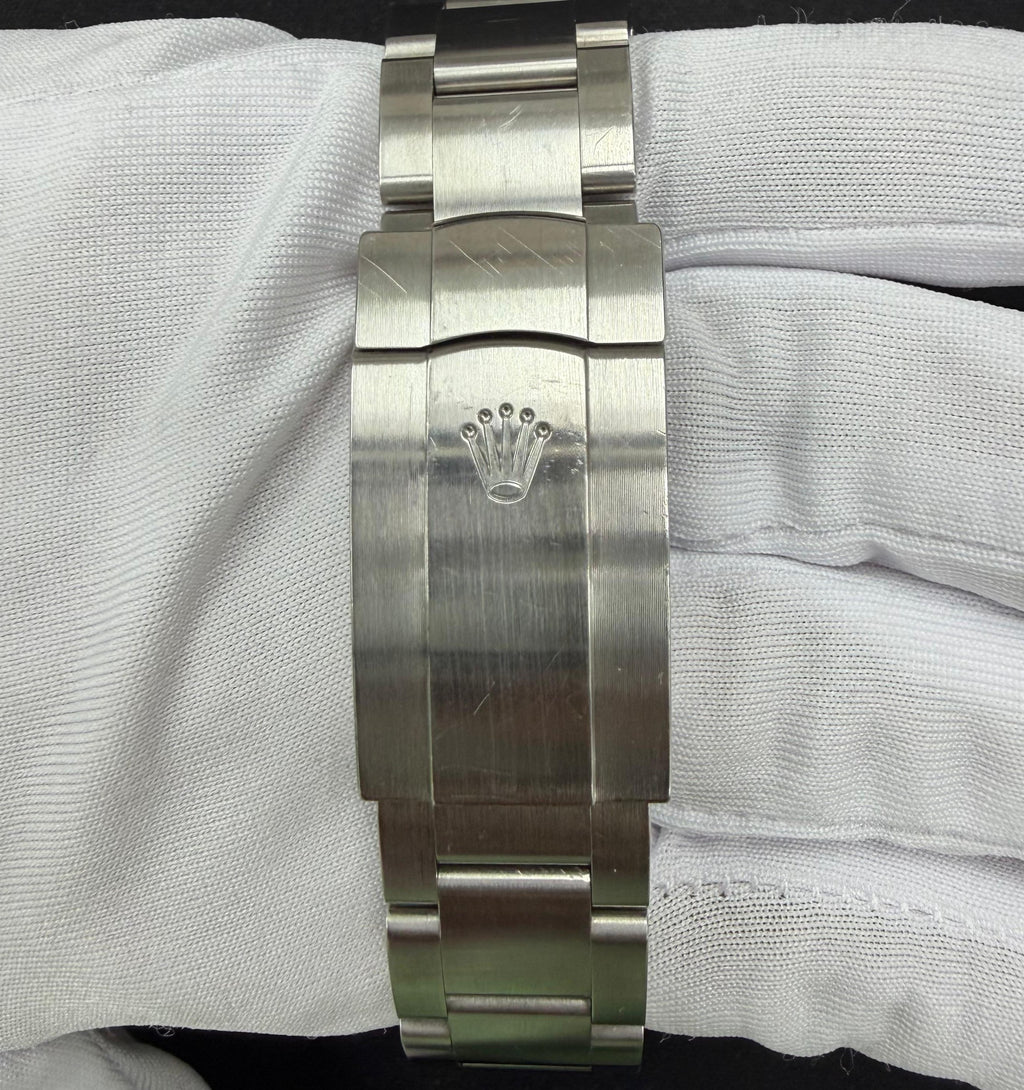 Rolex Oyster Perpetual 39mm Stainless Steel Rhodium Dial Ref. 114300