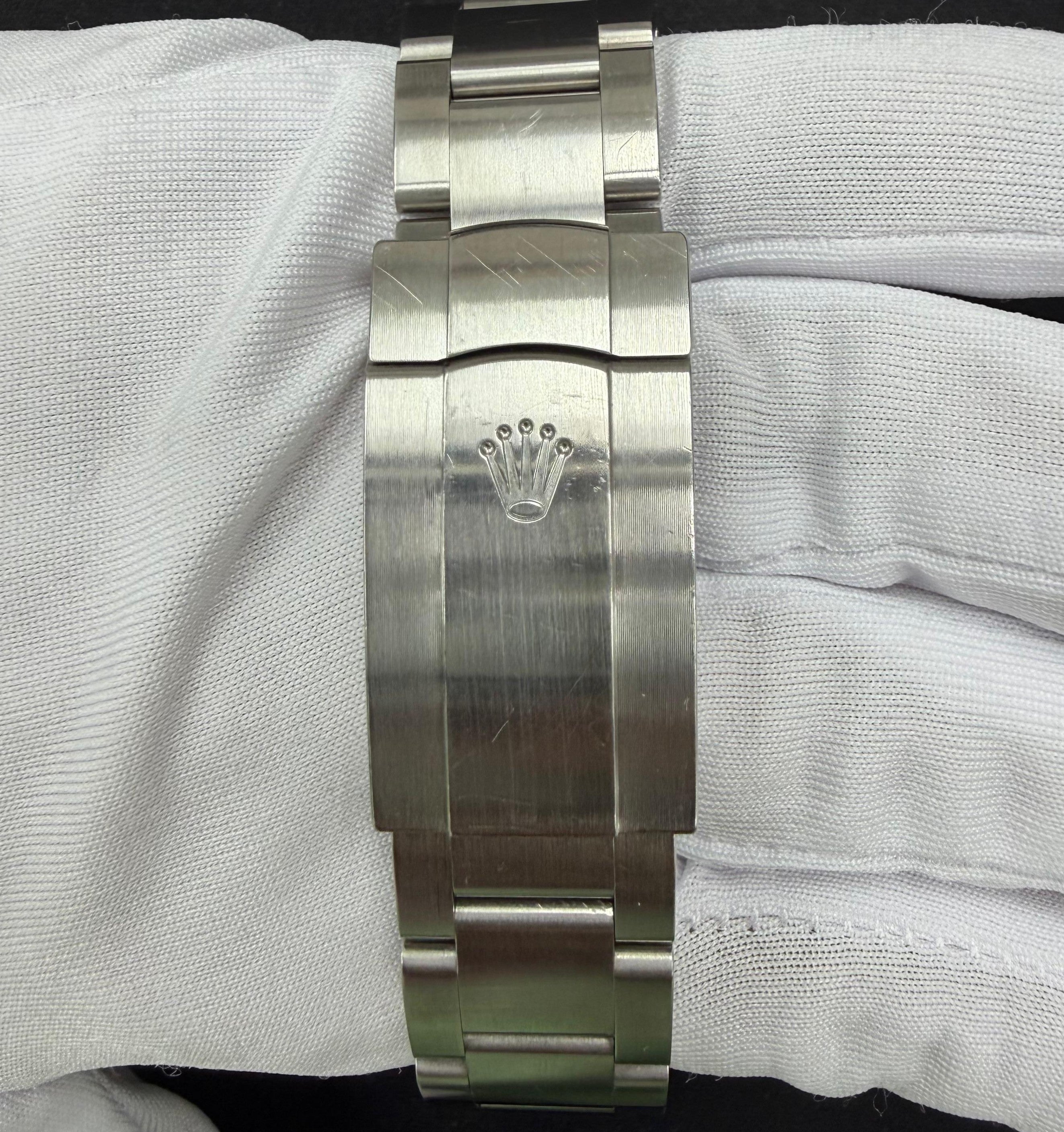 Rolex Oyster Perpetual 39mm Stainless Steel Rhodium Dial Ref. 114300
