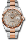 Rolex Datejust 41mm Two-Tone 18K Rose Gold & Steel Sundust Dial Ref. 126331