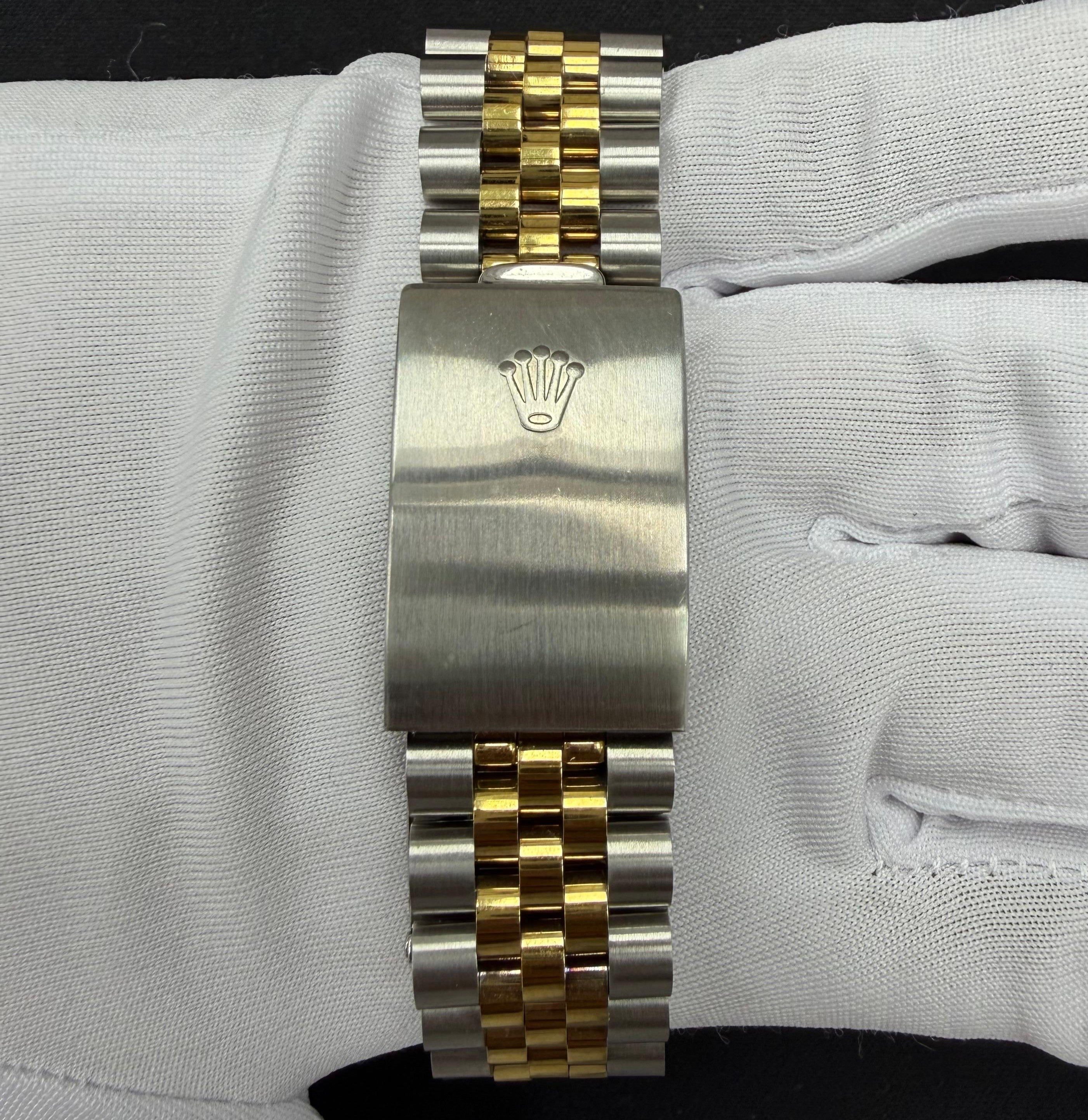 Rolex Datejust 36mm Two-Tone 18K Yellow Gold & Steel Slate MOP Diamond Dial