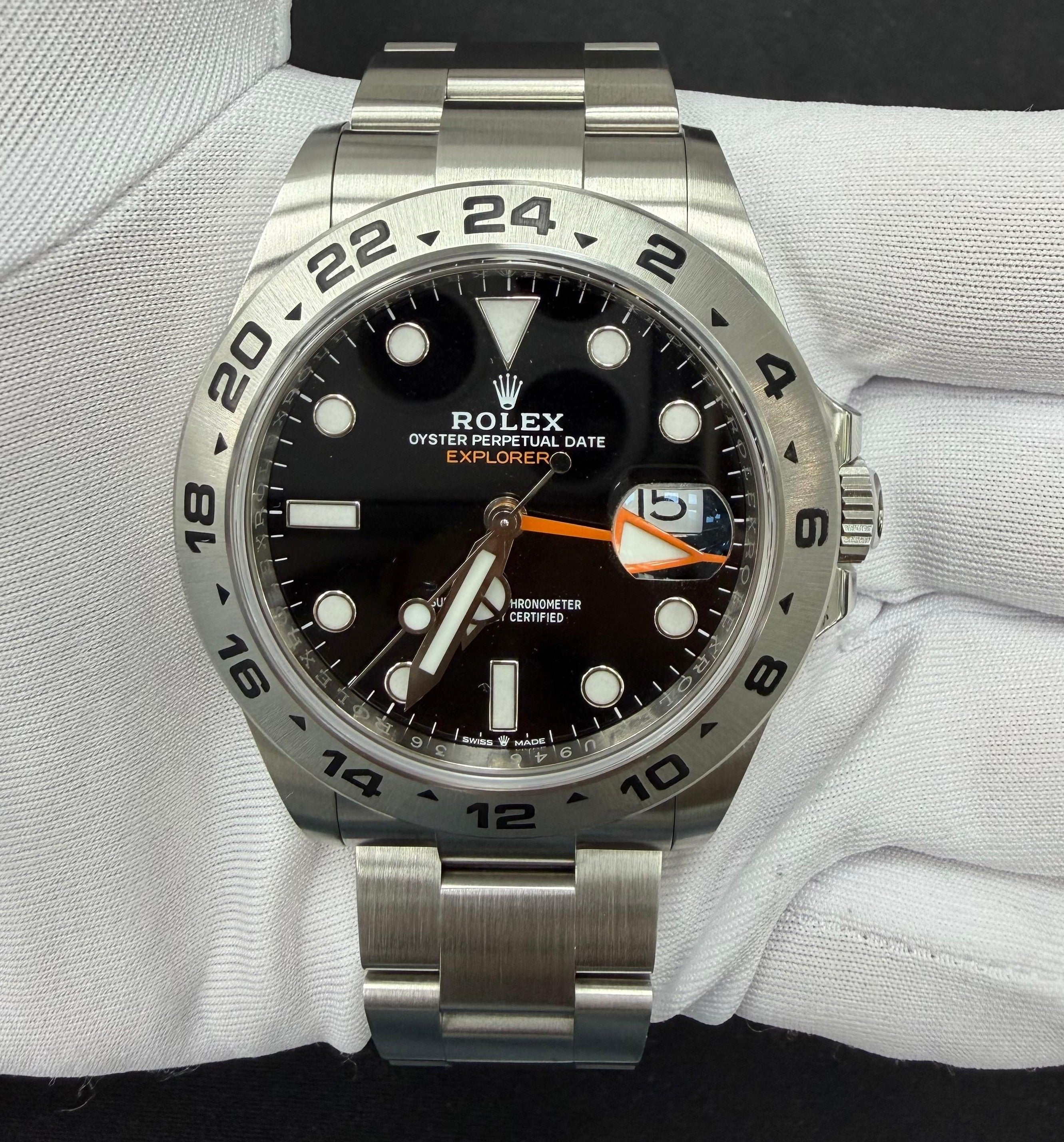 Rolex Explorer II 42mm Stainless Steel Black Dial Ref. 226570