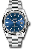 Rolex Datejust 41mm Stainless Steel Blue Dial Ref. 126334