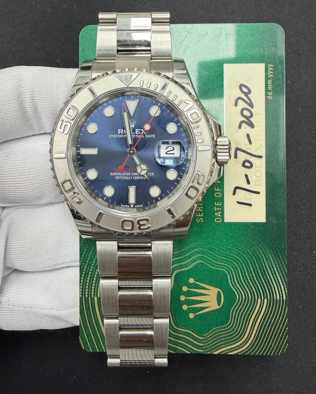 Rolex Yachtmaster 40mm Stainless Steel Blue Dial Ref. 126622