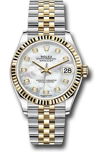 Rolex Datejust 31mm Two-Tone 18K Yellow Gold & Steel MOP Diamond Dial Ref. 278273
