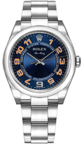 Rolex Air-King 34mm Stainless Steel Blue Arabic Dial Ref. 114200