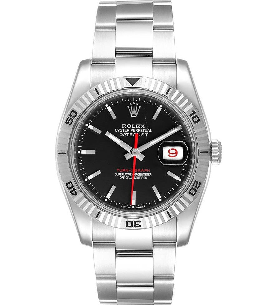 Rolex Datejust 36mm Stainless Steel Black Dial Ref. 116264