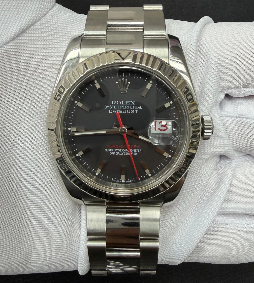 Rolex Datejust 36mm Stainless Steel Black Dial Ref. 116264