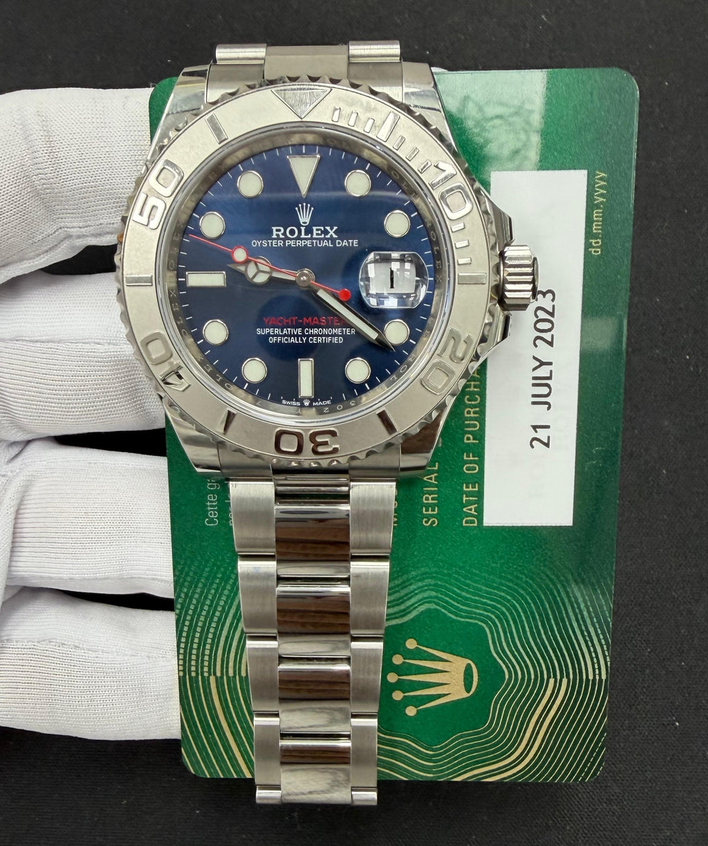 Rolex Yachtmaster 40mm Stainless Steel Blue Dial Ref. 126622