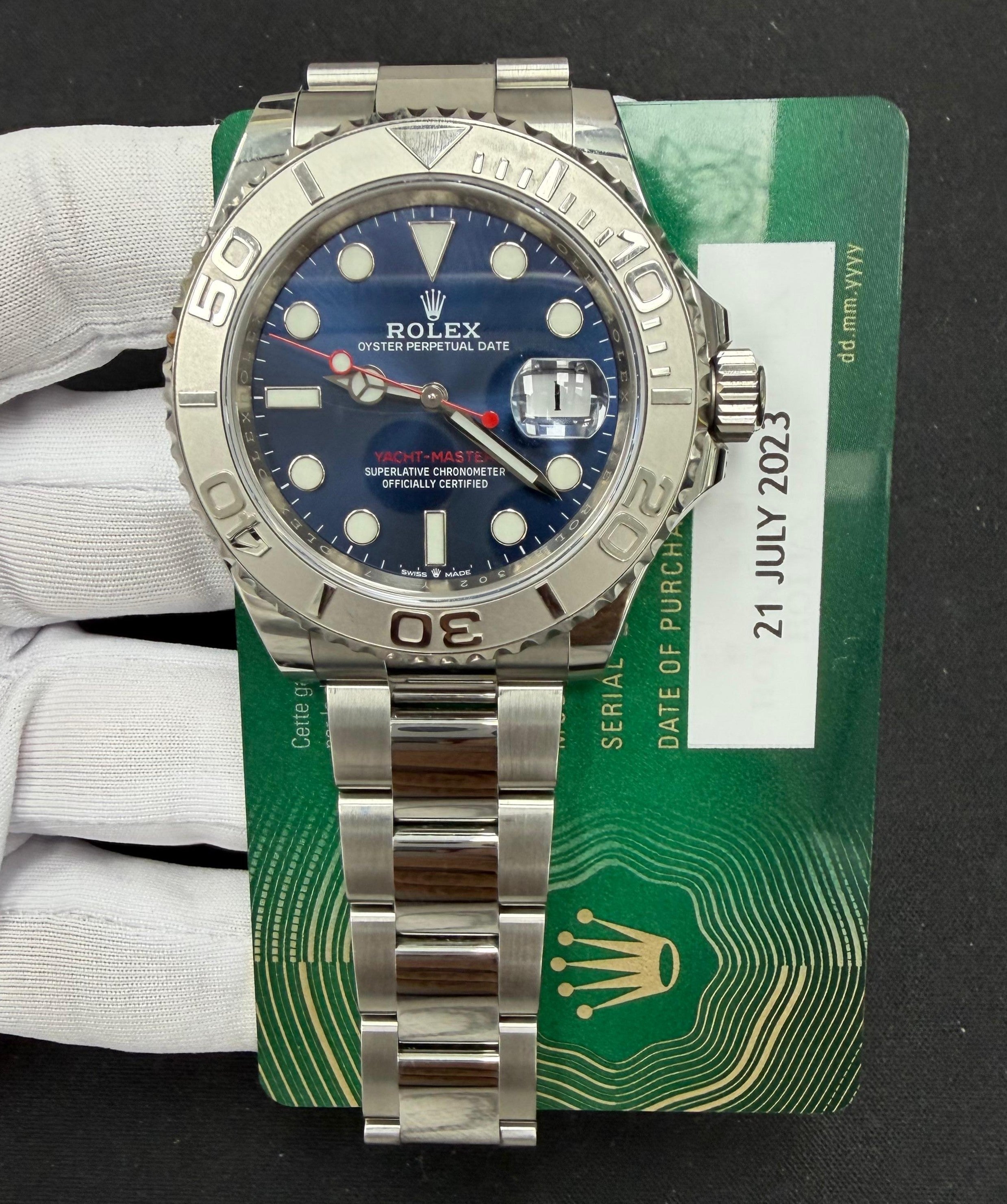 Rolex Yachtmaster 40mm Stainless Steel Blue Dial Ref. 126622