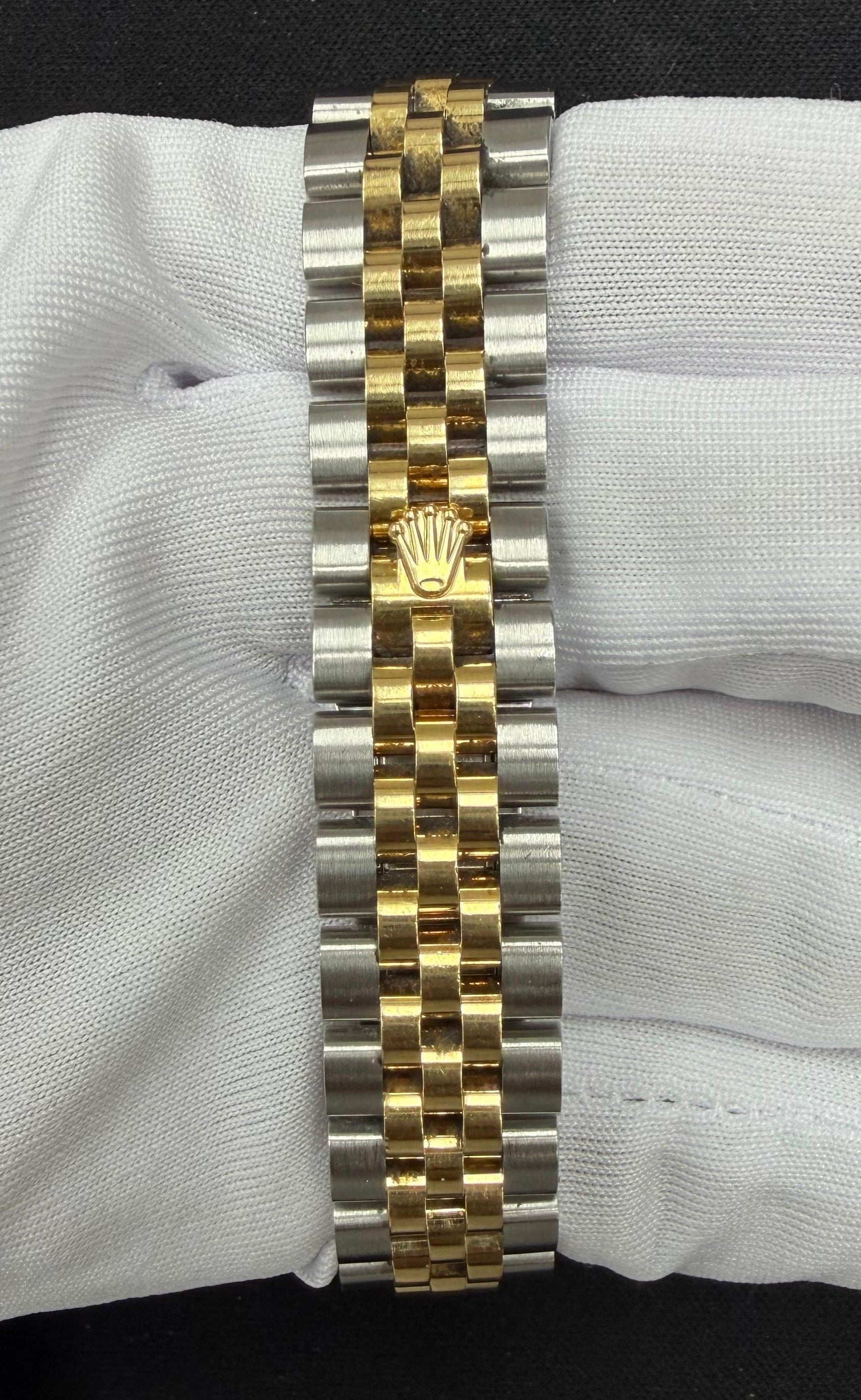 Rolex Lady Date Just 28mm Two-Tone 18K Yellow Gold & Steel White Dial Ref. 279173