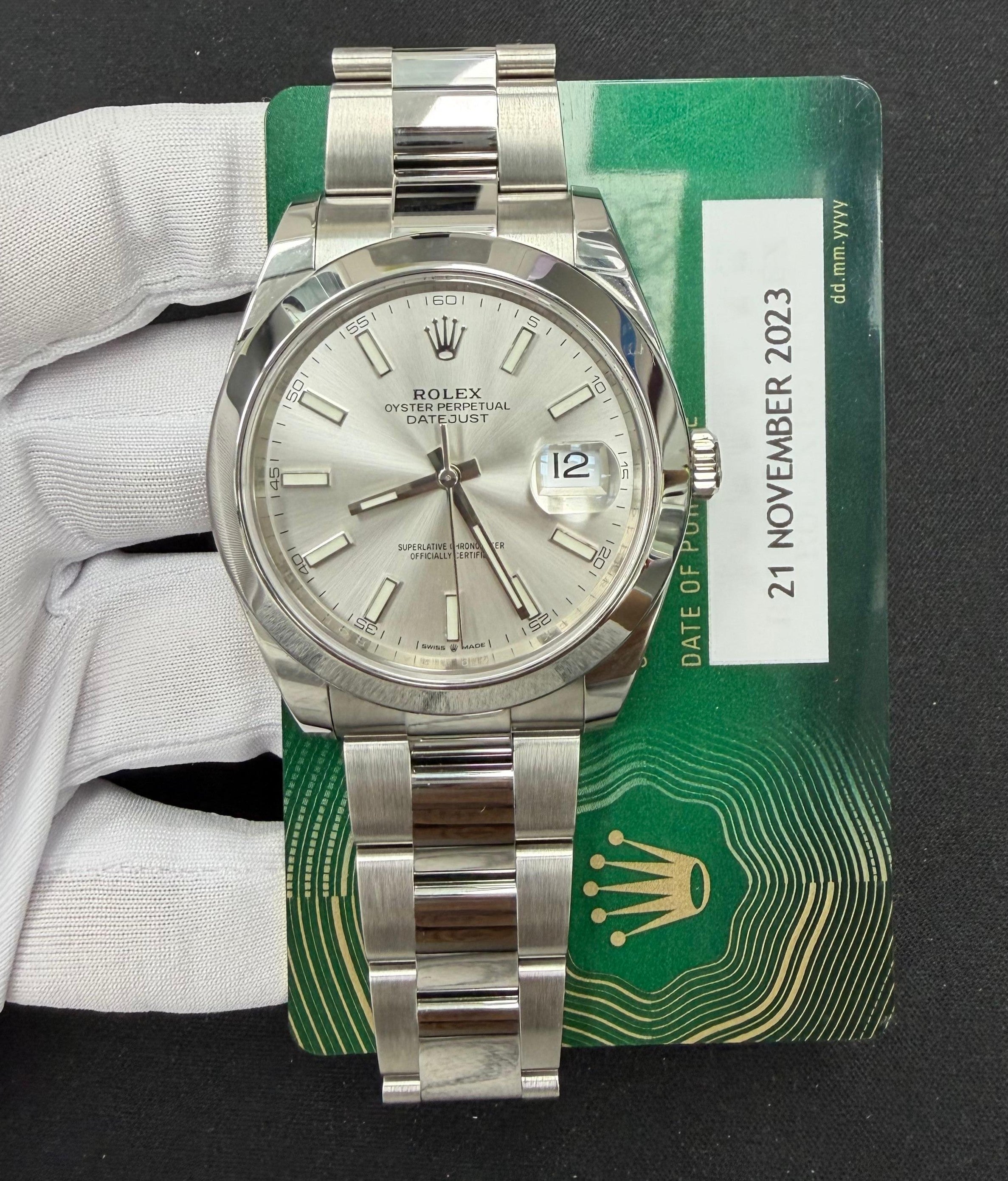 Rolex Datejust II 41mm Stainless Steel Silver Dial Ref. 126300