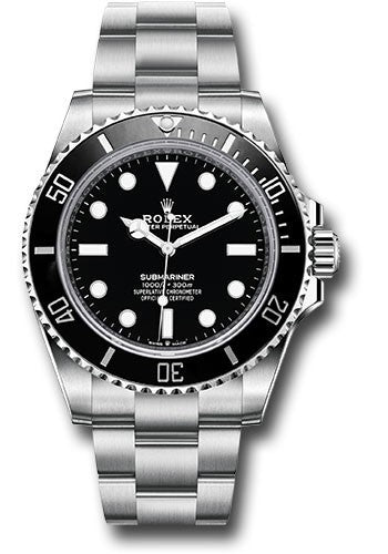 Rolex Submariner No Date 41mm Stainless Steel Black Dial Ref. 124060