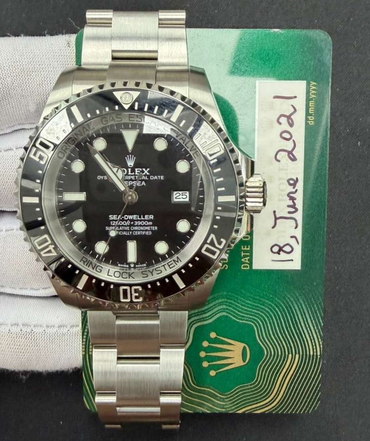 Rolex Sea Dweller 44mm Stainless Steel Black Dial Ref. 126660